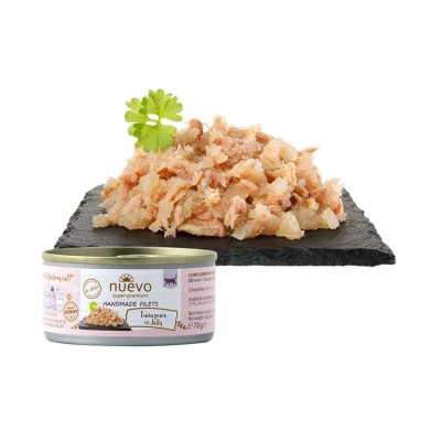 NUEVO CAT FILETTI HANDMADE TONNO 70GR NUEVO CAT FILETTI HANDMADE TONNO 70GR