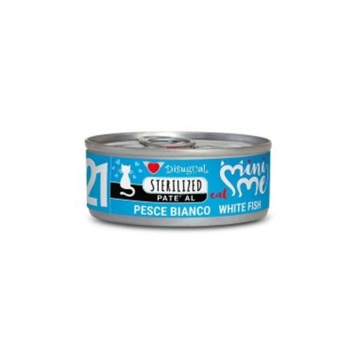 DISUGUAL MINIME CAT 21 STERILIZED PESCE BIANCO 85GR