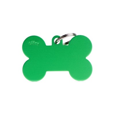 MY FAMILY MEDAGLIETTA IDENTIFICATIVA OSSO S VERDE ALLUMINIO MY FAMILY MEDAGLIETTA IDENTIFICATIVA OSSO S VERDE ALLUMINIO