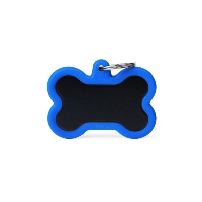 MY FAMILY MEDAGLIETTA IDENTIFICATIVA HUSTAG OSSO BLU L