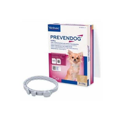 VIRBAC PREVENDOG COLLARE ANTIPARASSITARIO 0-5KG - 1 COLLARE 35CM
