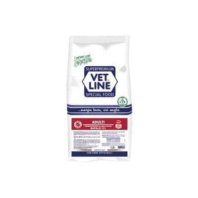 VETLINE DOG ADULT BUFALO 3KG