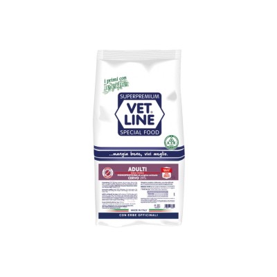 VETLINE DOG ADULT MINI CERVO 3KG VETLINE DOG ADULT MINI CERVO 3KG
