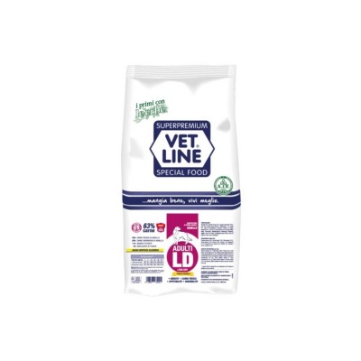 VETLINE DOG LESS DRY MINI AGNELLO 3KG