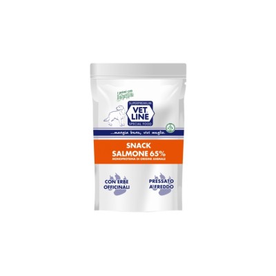 VETLINE DOG SNACK SALMONE 80GR