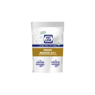 VETLINE DOG SNACK MANZO 80GR VETLINE DOG SNACK MANZO 80GR