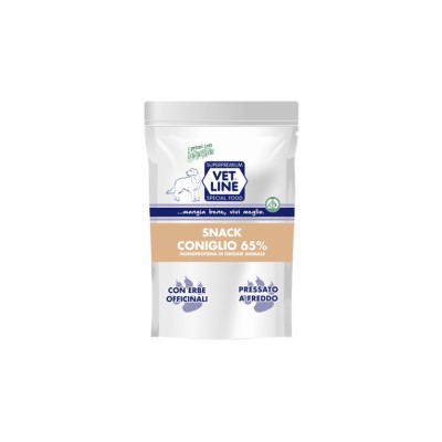 VETLINE DOG SNACK CONIGLIO 80GR