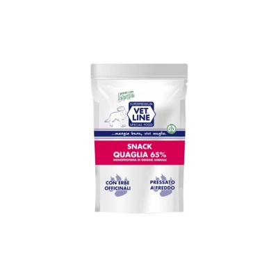 VETLINE DOG SNACK QUAGLIA 80GR VETLINE DOG SNACK QUAGLIA 80GR