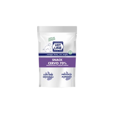 VETLINE DOG SNACK CERVO 80GR