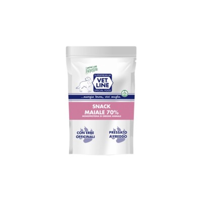 VETLINE DOG SNACK MAIALE 80GR