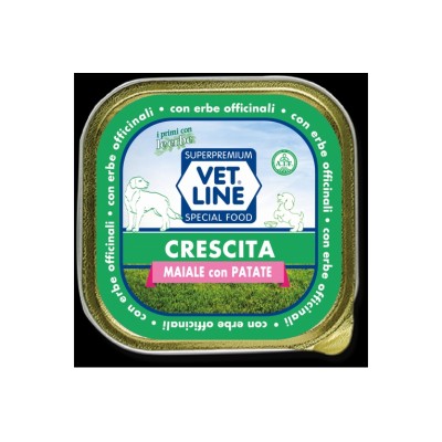 VETLINE DOG CRESCITA MAIALE 150GR VETLINE DOG CRESCITA MAIALE 150GR
