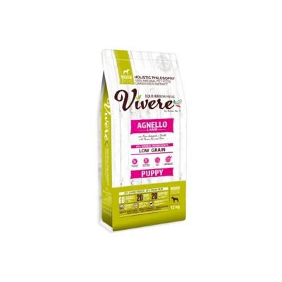 VIVERE PUPPY MEDIUM AGNELLO 12KG