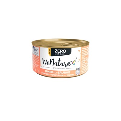 WENATURE CAT ZERO GRAIN TONNO E SALMONE 85GR