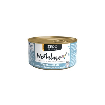 WENATURE CAT ZERO GRAIN TONNO E ORATA 85GR