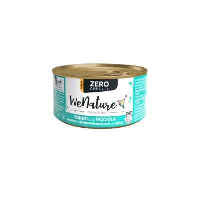 WENATURE CAT ZERO GRAIN TONNO E RICCIOLA 85GR