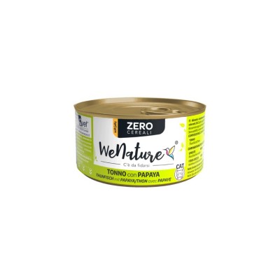 WENATURE CAT ZERO GRAIN TONNO E PAPAYA 85GR