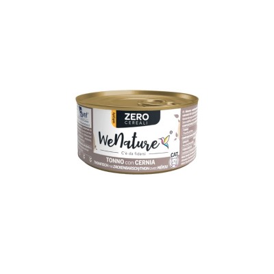 WENATURE CAT ZERO GRAIN TONNO E CERNIA 85GR