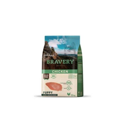 BRAVERY DOG PUPPY M/L GRAIN FREE POLLO 4KG