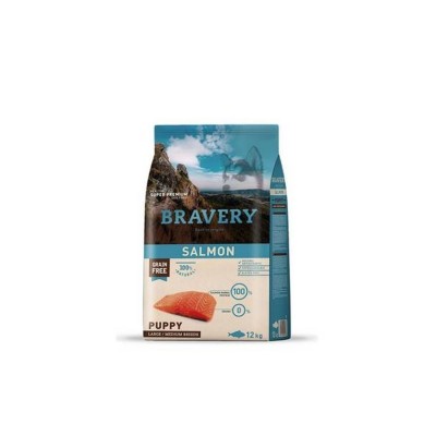 BRAVERY DOG PUPPY M/L GRAIN FREE SALMONE 4KG