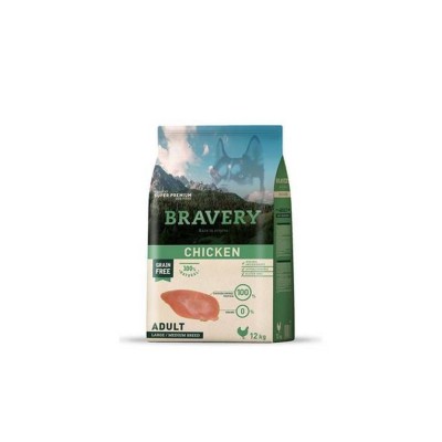 BRAVERY DOG ADULT M/L GRAIN FREE POLLO 12KG
