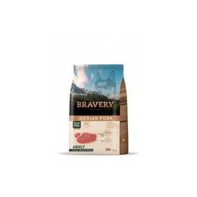 BRAVERY DOG ADULT M/L GRAIN FREE MAIALE 4KG