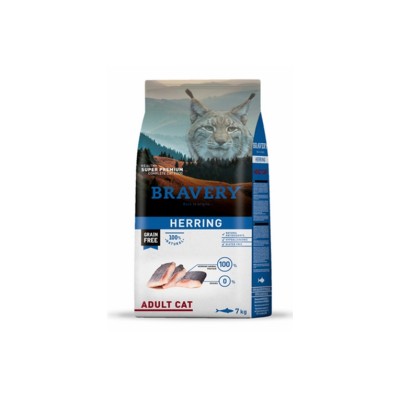 BRAVERY CAT ADULT GRAIN FREE ARINGA 2KG