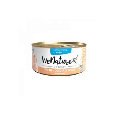 WENATURE CAT ACQUA PETTO E COSCIA DI POLLO 85GR