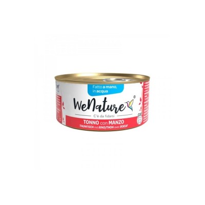 WENATURE CAT ACQUA TONNO CON MANZO 85GR