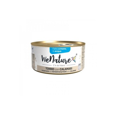 WENATURE CAT ACQUA TONNO CON CALAMARI 85GR