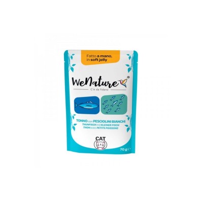 WENATURE CAT BUSTA TONNO E PESCIOLINI 70GR WENATURE CAT BUSTA TONNO E PESCIOLINI 70GR