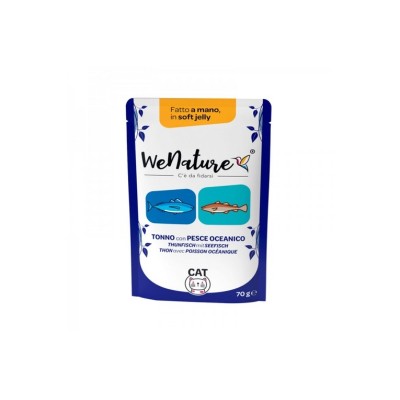 WENATURE CAT BUSTA TONNO E PESCE OCEANICO 70GR