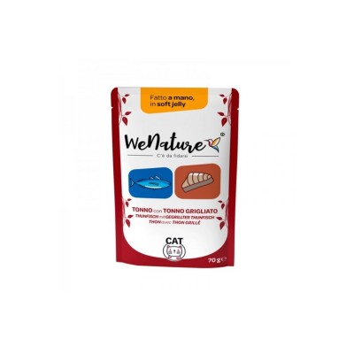 WENATURE CAT BUSTA TONNO E TONNO GRIGLIATO 70GR