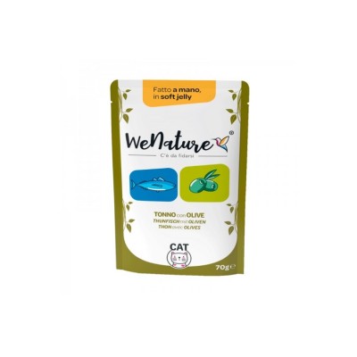 WENATURE CAT BUSTA TONNO CON OLIVE 70GR