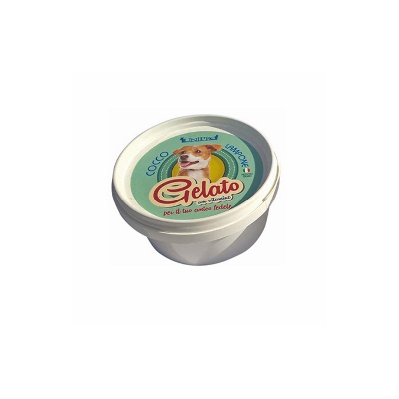 UNIPRO GELATO COCCO LAMPONE 60GR UNIPRO GELATO COCCO LAMPONE 60GR