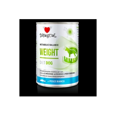 DISUGUAL DIET DOG METABOLIC WEIGHT PESCE BIANCO 400GR