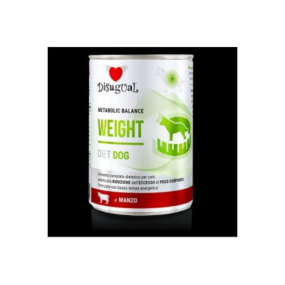 DISUGUAL DIET DOG METABOLIC WEIGHT MANZO 400GR