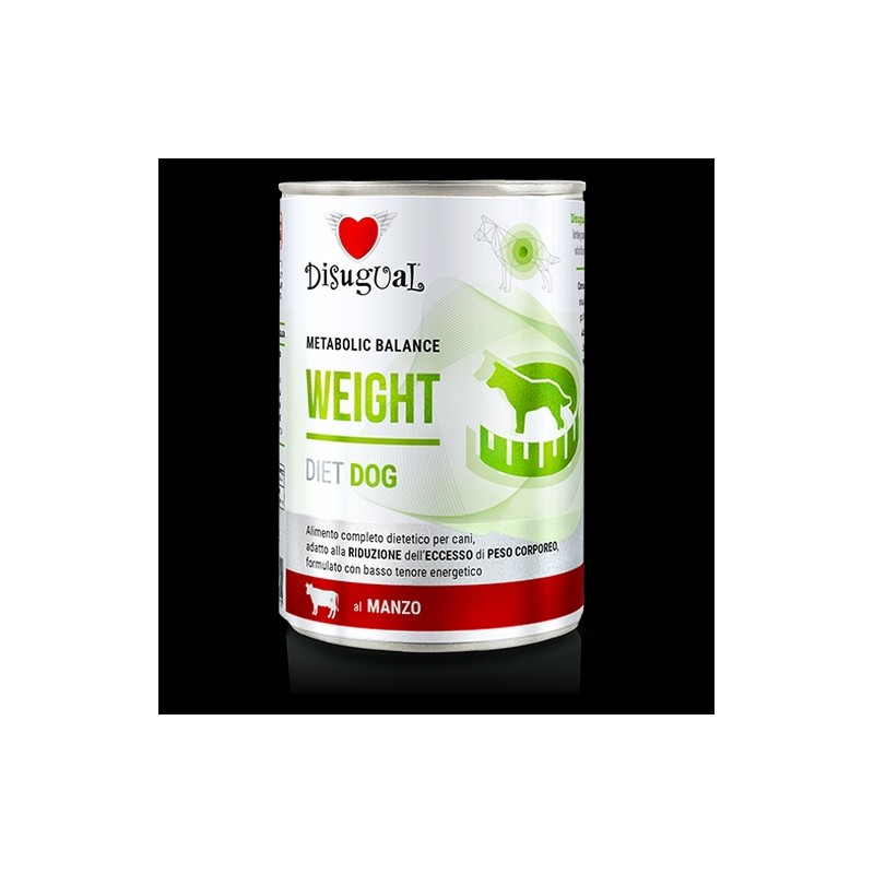 DISUGUAL DIET DOG METABOLIC WEIGHT MANZO 400GR DISUGUAL DIET DOG METABOLIC WEIGHT MANZO 400GR