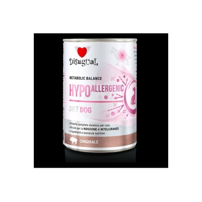 DISUGUAL DIET DOG HYPOALLERGENIC CINGHIALE 400GR DISUGUAL DIET DOG HYPOALLERGENIC CINGHIALE 400GR
