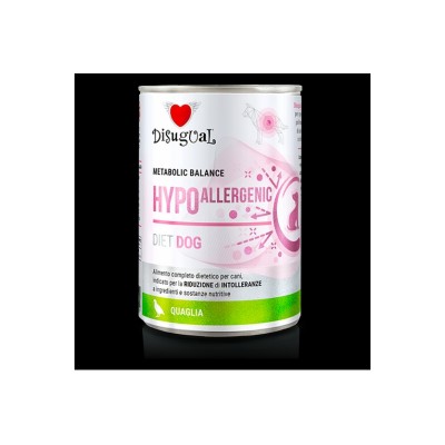 DISUGUAL DIET DOG HYPOALLERGENIC QUAGLIA 400GR