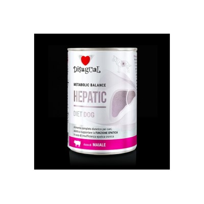 DISUGUAL DIET DOG HEPATIC MAIALE 400GR DISUGUAL DIET DOG HEPATIC MAIALE 400GR