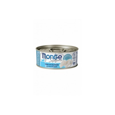 MONGE SUPREME STER. TONNO E CALAMARI 80GR
