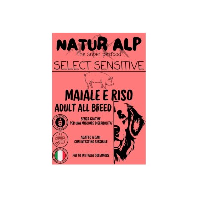 NATUR ALP SELECT SENSITIVE ADULT MAIALE 12KG