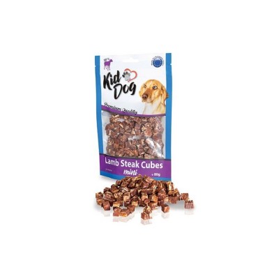 KIDDOG MINI CUBETTI DI CONIGLIO E MIRTILLI 80GR