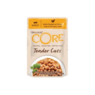 WELLNESS CORE TENDER CUTS POLLO E FEGATO 85GR