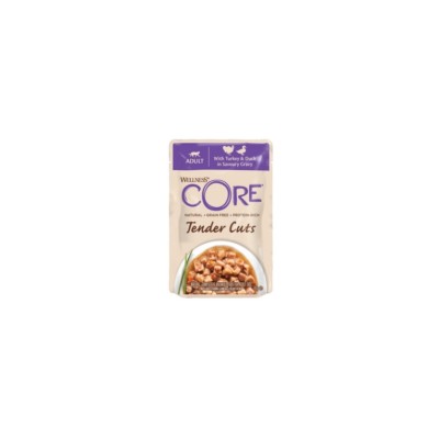 WELLNESS CORE TENDER CUTS TACCHINO E ANATRA 85GR
