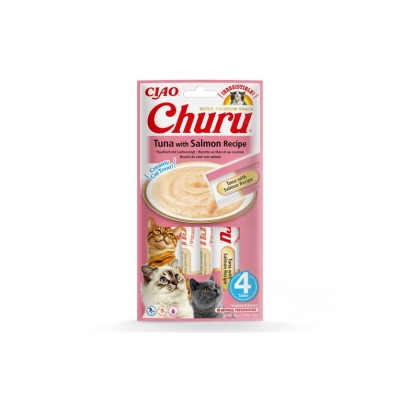 INABA CHURU POPS CREMY TONNO E SALMONE 14gx4 60GR