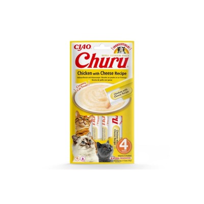 INABA CHURU POPS CREMY POLLO E FORMAGGIO 14gx4 56GR