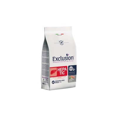 EXCLUSION DIET DOG M/L HEPATIC PORK E RICE 2KG