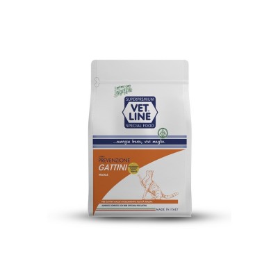 VETLINE CAT PREVENZIONE GATTINI MAIALE 800GR