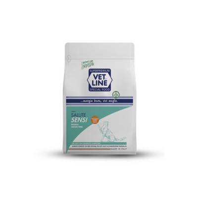 VETLINE CAT SALUTE SENSI MAIALE GRAIN FREE 800GR VETLINE CAT SALUTE SENSI MAIALE GRAIN FREE 800GR
